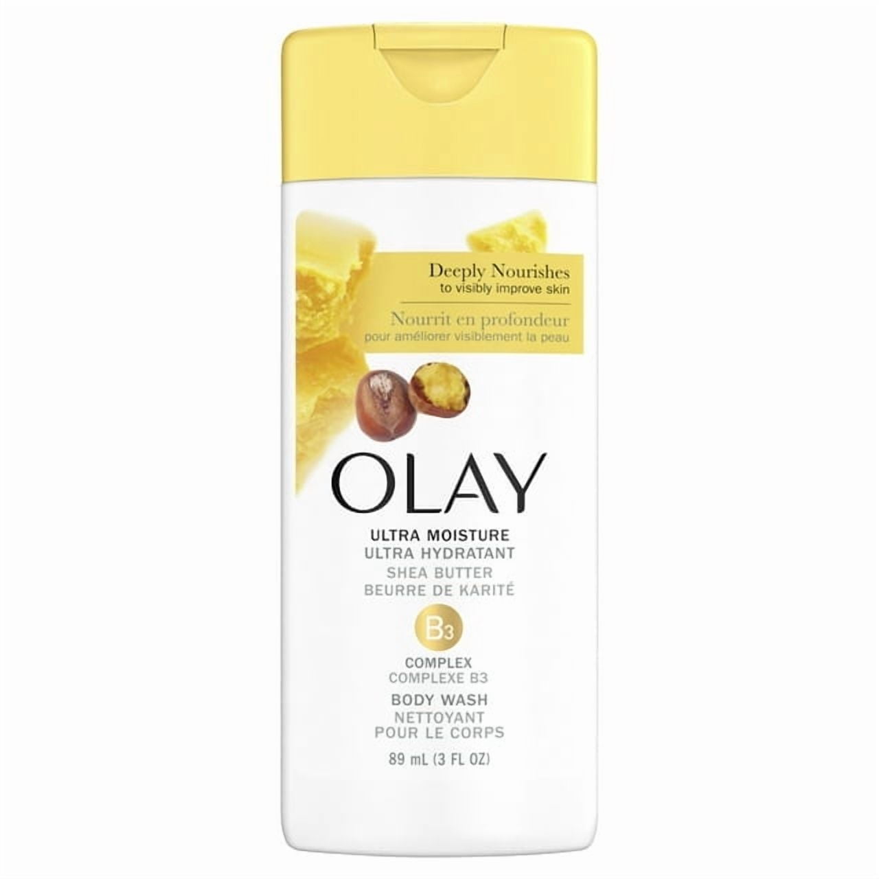 Ultra Moisture Body Wash with Shea Butter, All Skin Types, 3 fl oz
