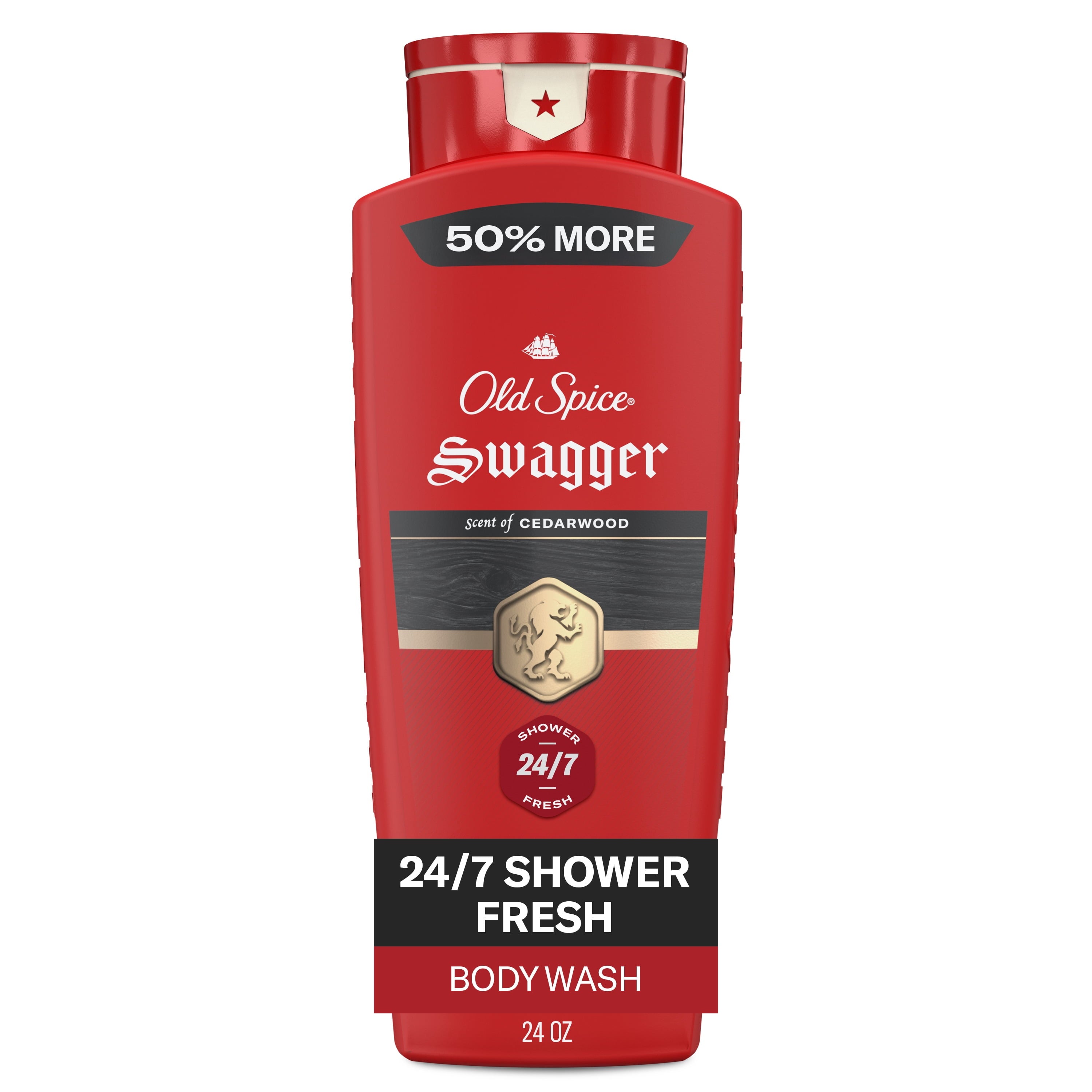 Body Wash, Swagger Cedarwood Scent, 24 fl oz
