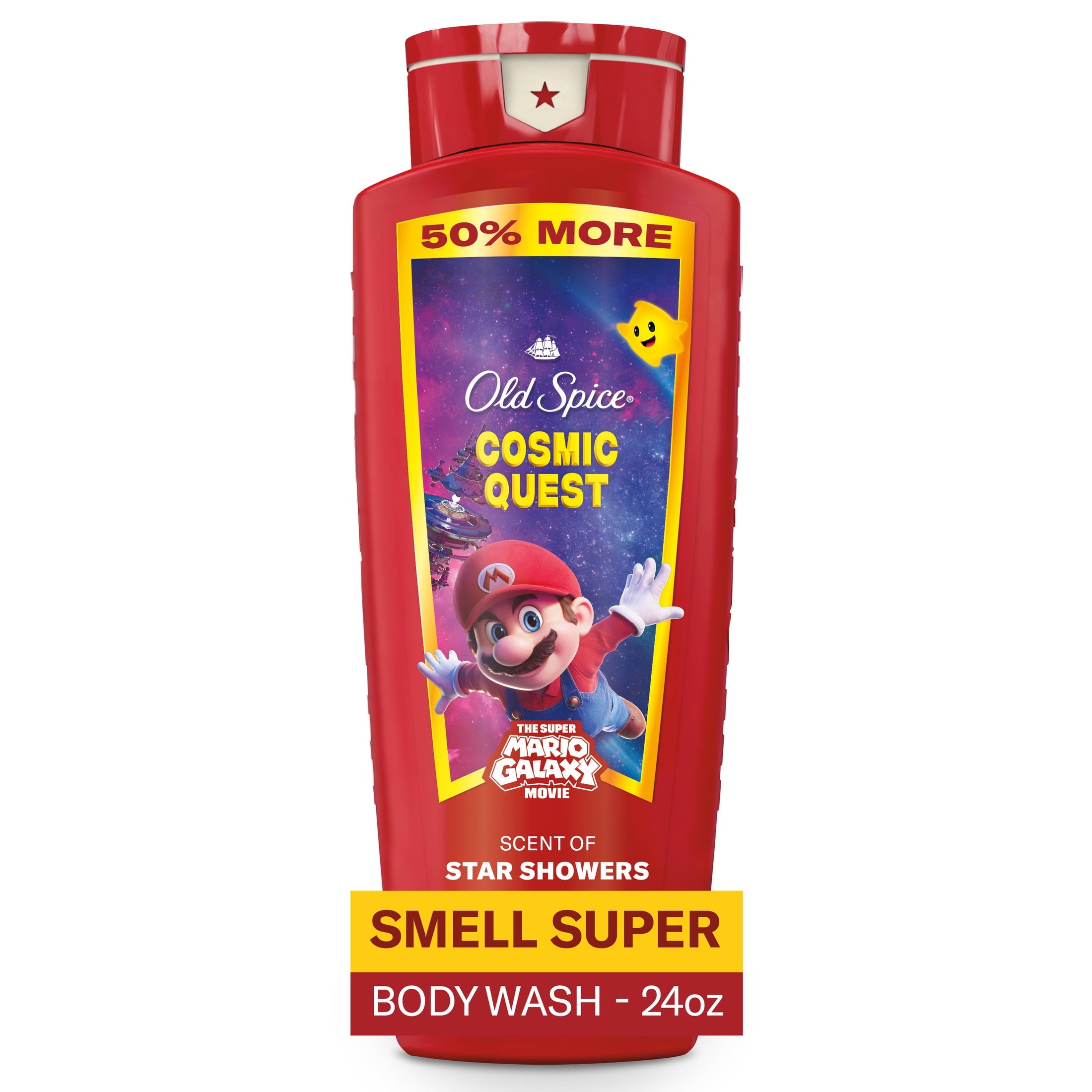 Wash for Men, Cosmic Quest, x The Super Mario Galaxy Movie, 24 fl oz