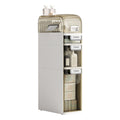 Bathroom Storage,3-Tiers Slim Waterproof Narrow Storage Cabinet,Storage Floor Cabinet with Drawers for Small Spaces