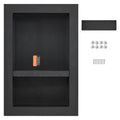 16x24x4" Double Shelf Wall-inserted for Bathroom