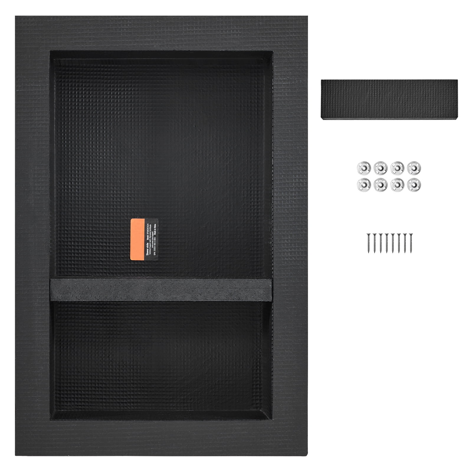 16x24x4" Double Shelf Wall-inserted for Bathroom
