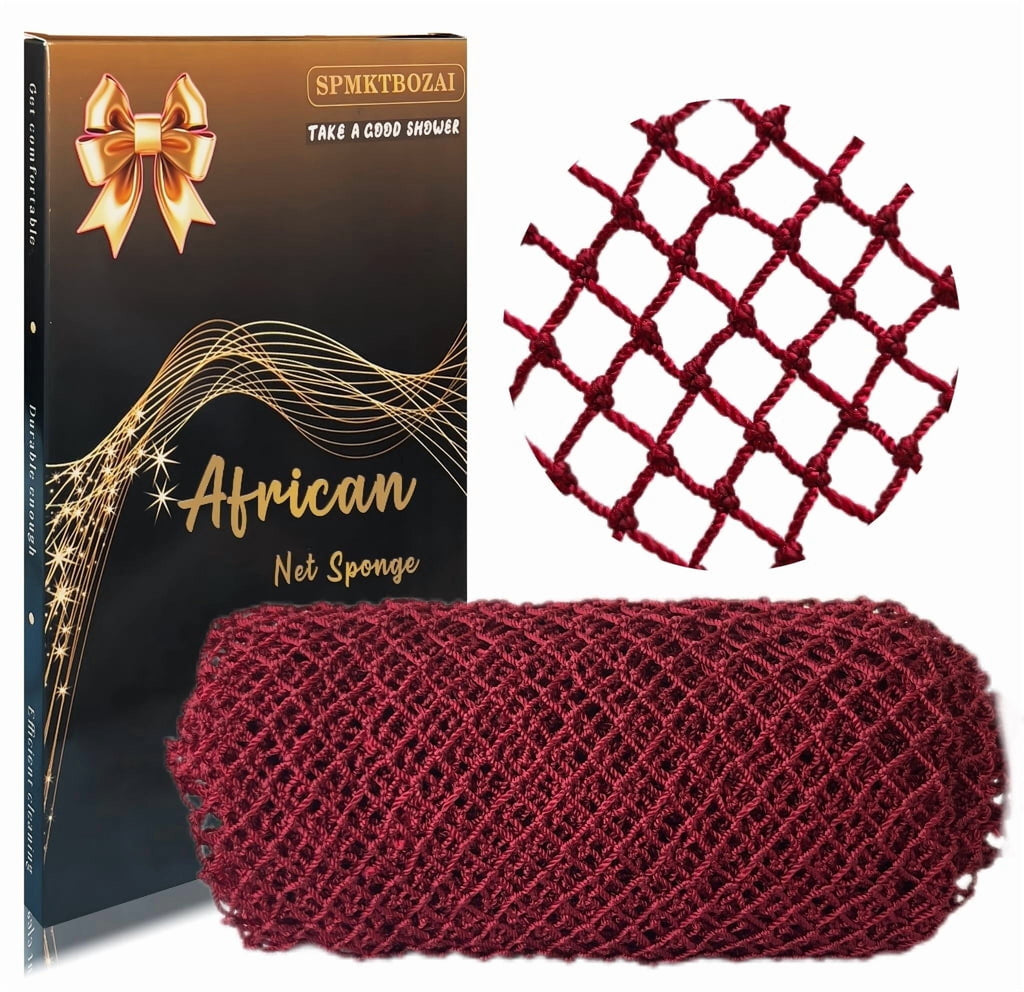 Sponge Authentic, Exfoliating Sponge Real Black Owned, Bath Sponge Back Scrubber, Body Exfoliator Shower Bath Accesso...
