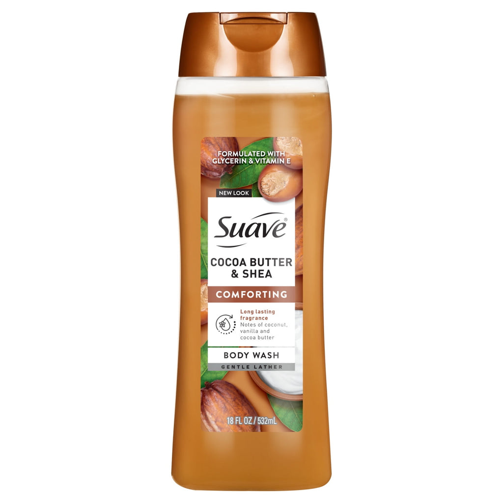 + Shea Moisturizing Body Wash with Glycerin & Vitamin E, 18 FL OZ