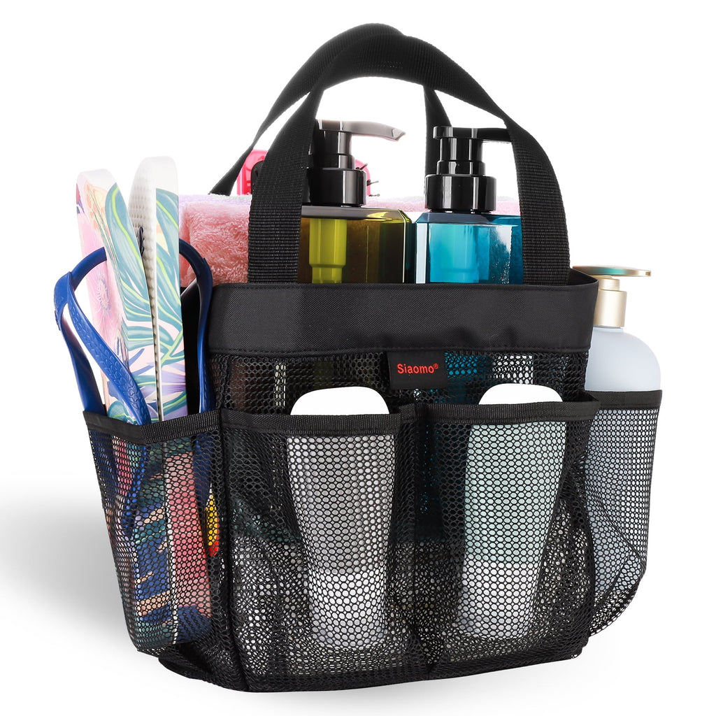 Shower Caddy Portable Tote Bag for College Dorm Essentials, Bathroom, Gym, Camp, Travel, Hanging Caddy Basket, Quick ...