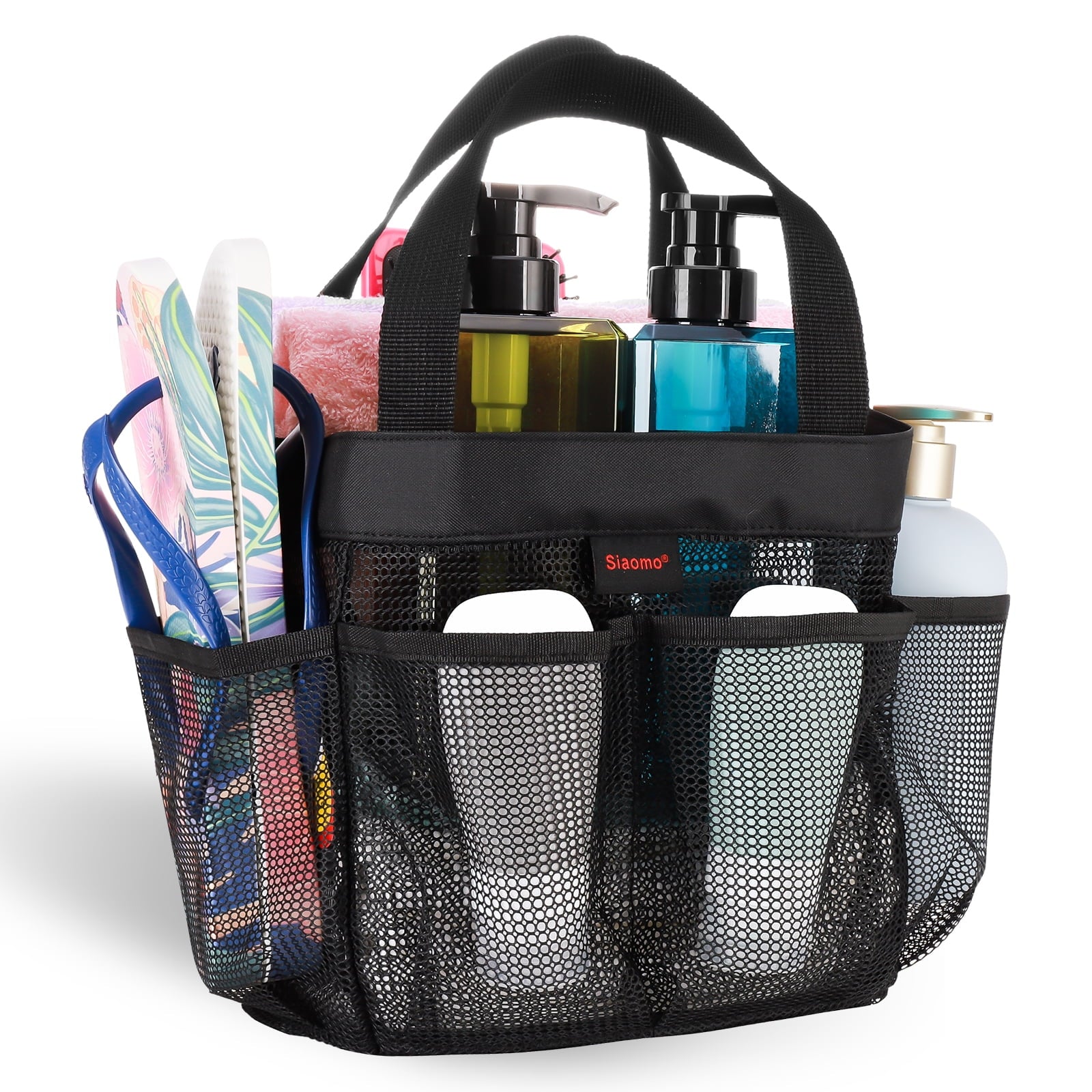 Shower Caddy Portable Tote Bag for College Dorm Essentials, Bathroom, Gym, Camp, Travel, Hanging Caddy Basket, Quick ...