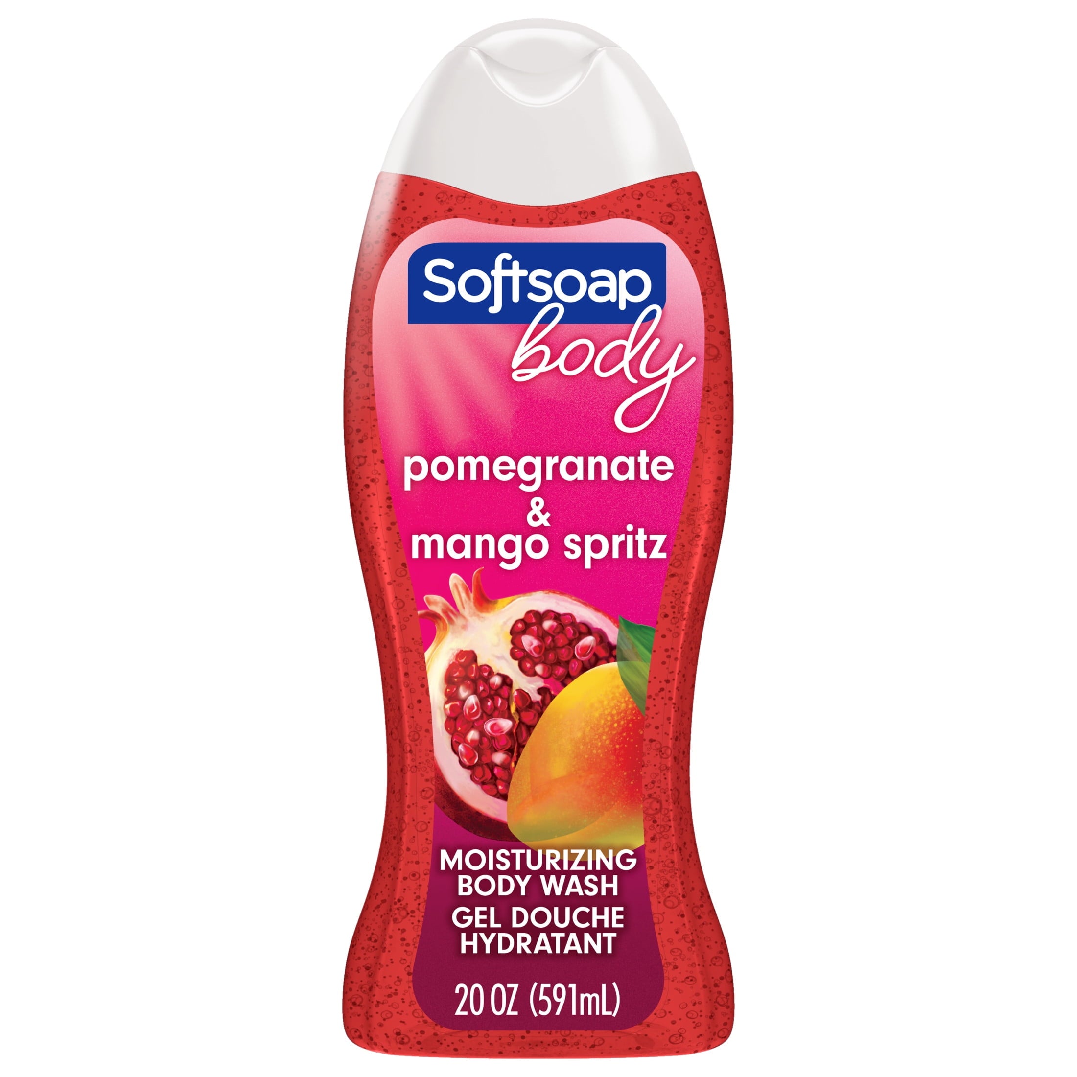 Wash, All Skin Types, Juicy Pomegranate and Mango, 20 fl oz Bottle