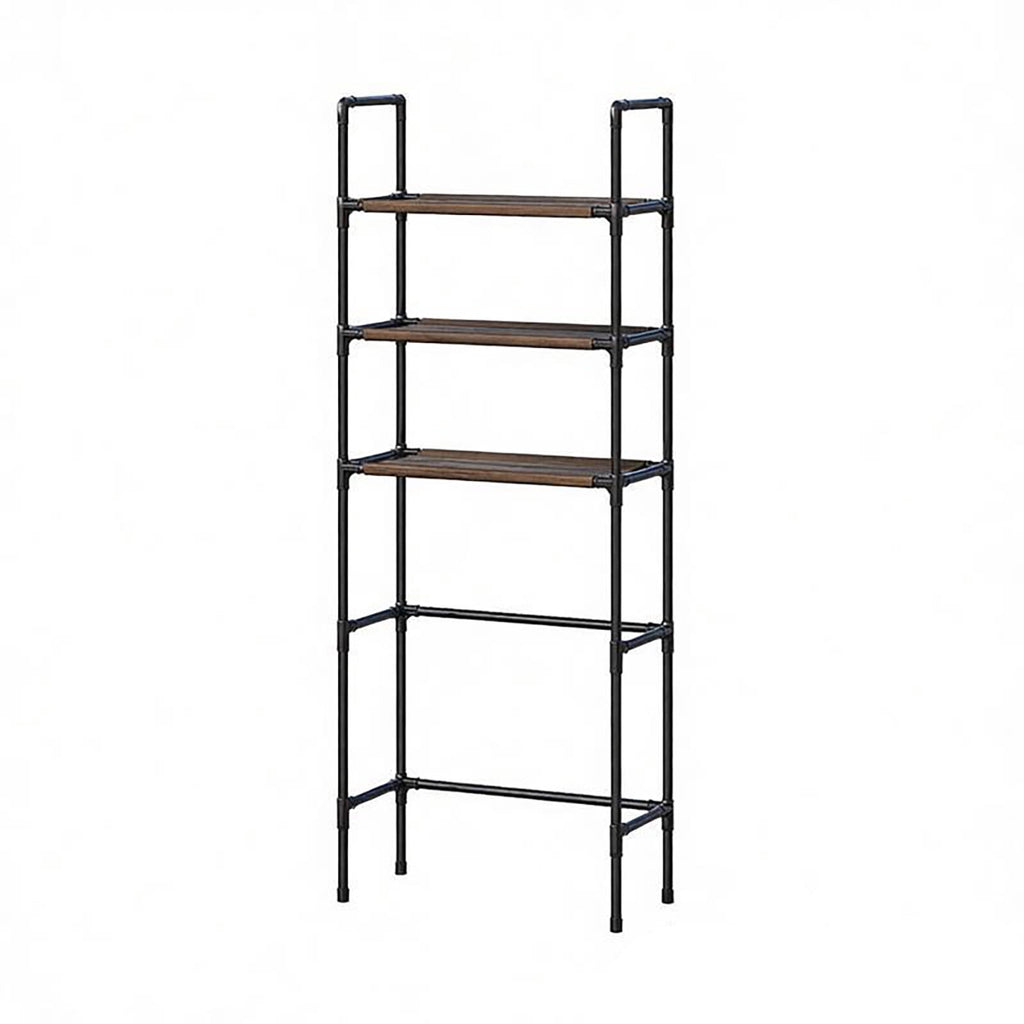 The Toilet Storage Rack No Drill Bathroom Organizer 3 Tier Shelf Unit for Toiletries and Bath Essentials, Space Savin...