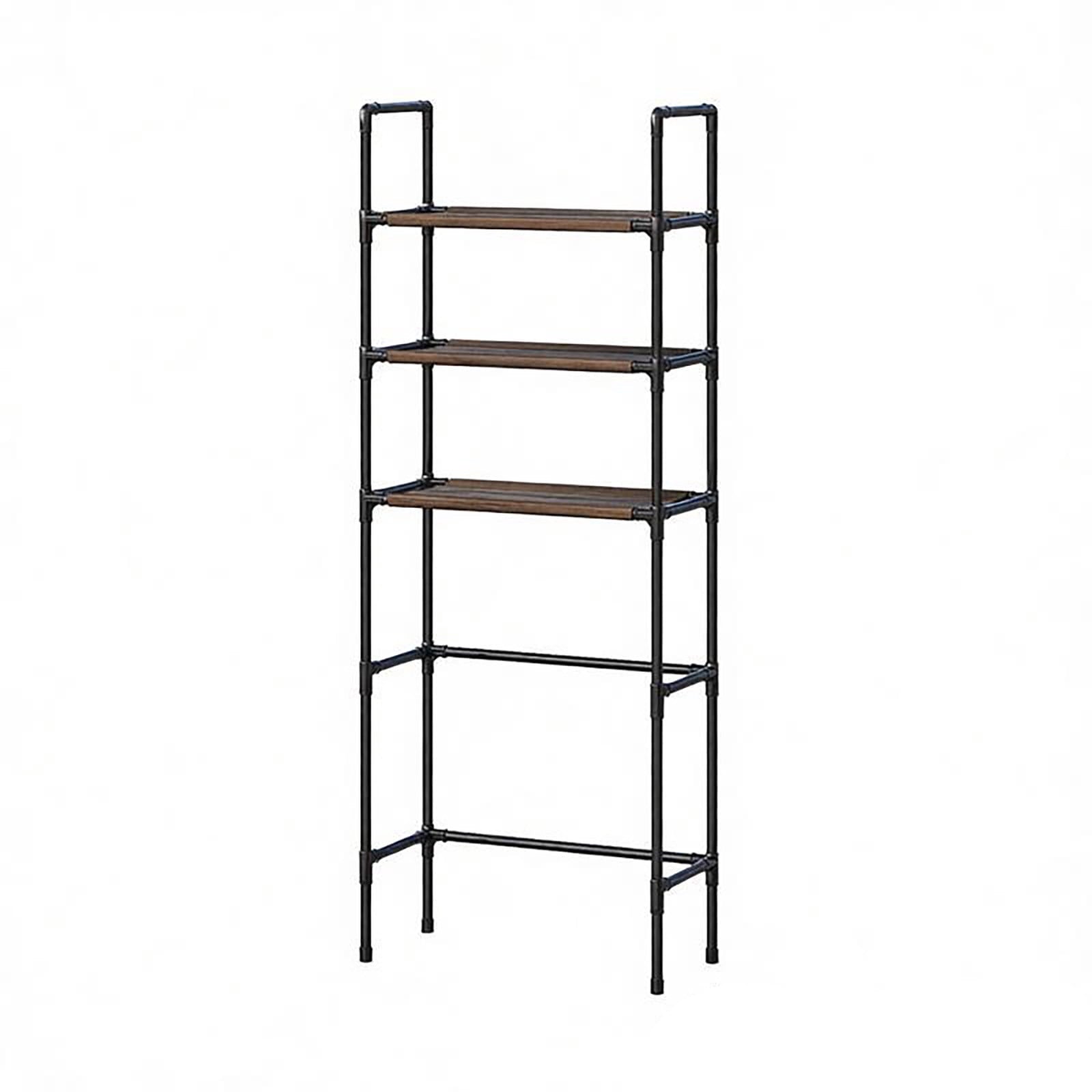 The Toilet Storage Rack No Drill Bathroom Organizer 3 Tier Shelf Unit for Toiletries and Bath Essentials, Space Savin...
