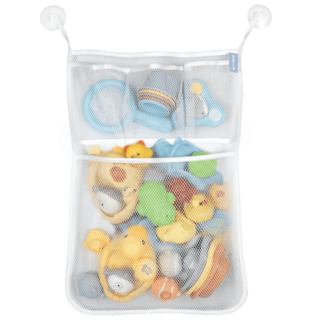 Tub Time Bath Organizer Mesh Storage Bag with Suction Cups