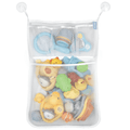Tub Time Bath Organizer Mesh Storage Bag with Suction Cups