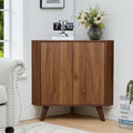 Storage Cabinet with 2 Doors for Bathroom, Floor Storage Cabinet, Freestanding Cabinet , Brown