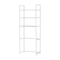 White Multi Purpose Over Toilet Shelf Organizer 3 Layer Bathroom Storage Rack For Toilet Paper Towels Hair Dryer Esse...