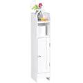 Bathroom Cabinet, Small Corner Cabinet with Door and Adjustable Shelf, Narrow Storage Cabinet, Floor Cabinet for Smal...