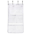 6 Shower Caddy, Bath Tub Hanging Mesh Organizer Storage Bag, Waterproof Bathroom Shelves with Hook for Soap Shampoo