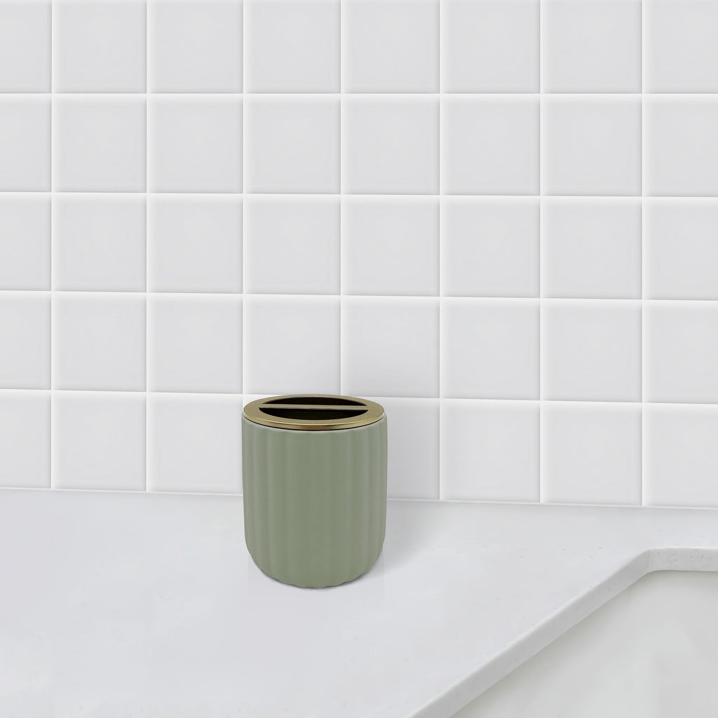 Beautiful By Drew Barrymore Toothbrush Holder- Green - Image 2
