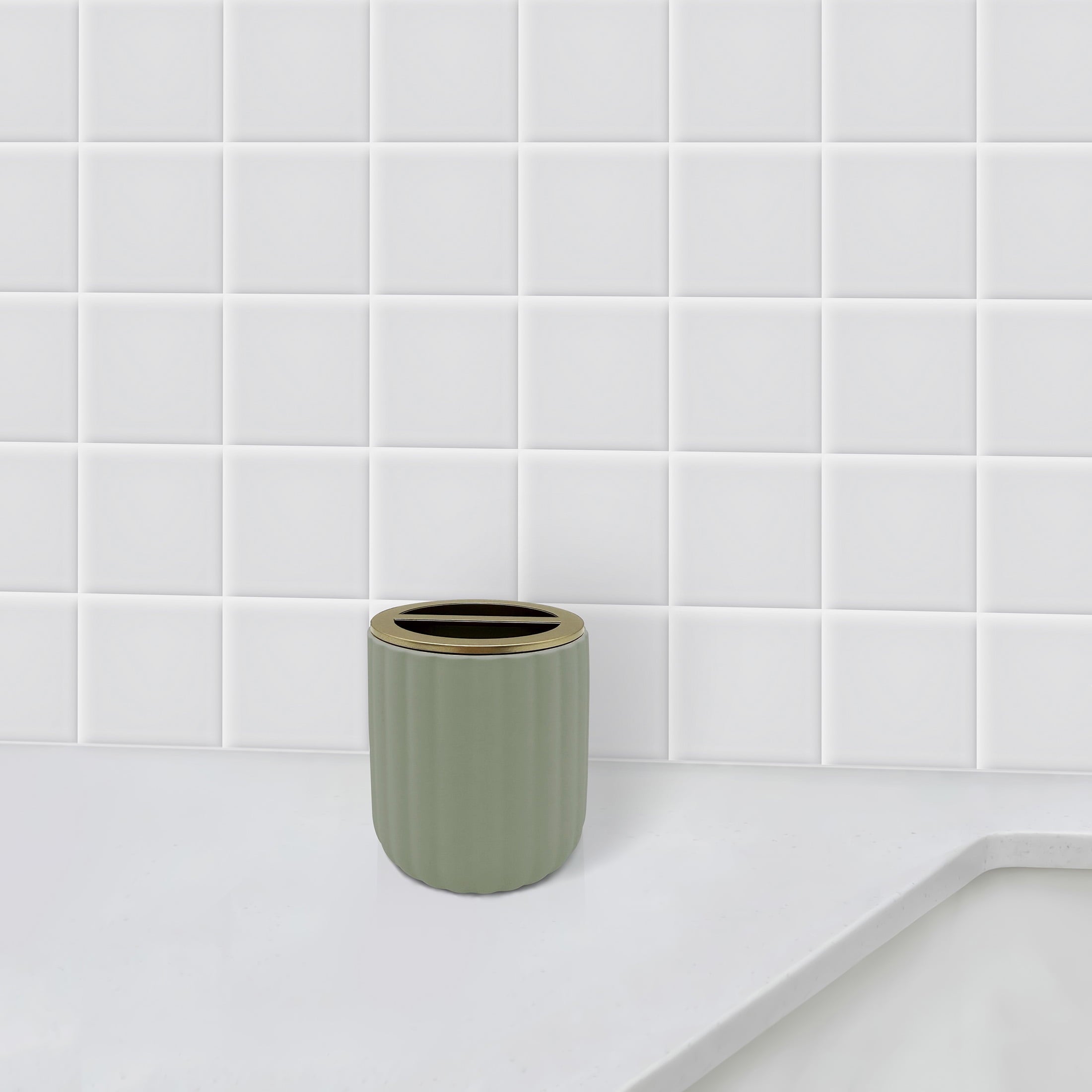 Beautiful By Drew Barrymore Toothbrush Holder- Green - Image 2
