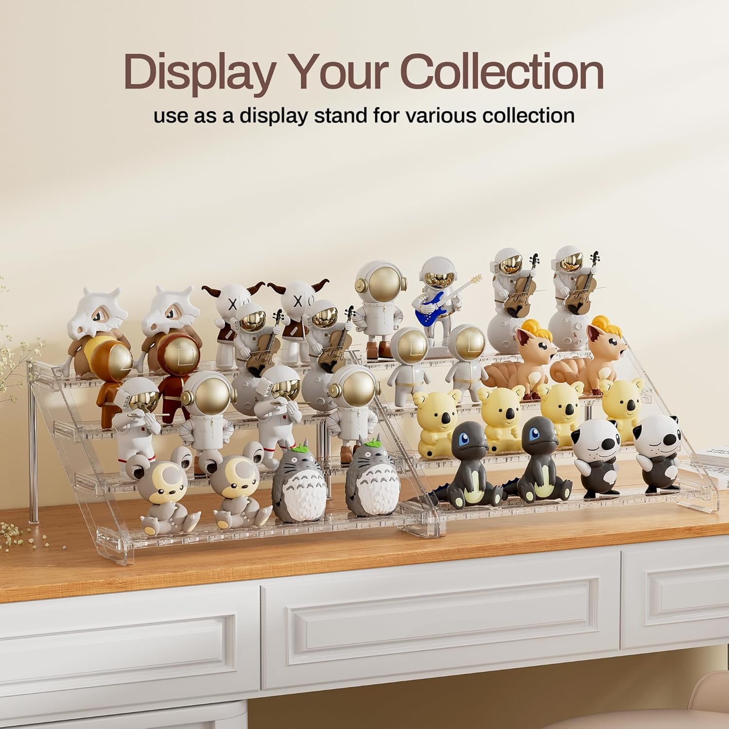 4-Tier Organizer and Storage, 12.4 Inch Cologne Organizer, Bathroom Countertop Cosmetic Storage, Standing Tray for Be... - Image 6