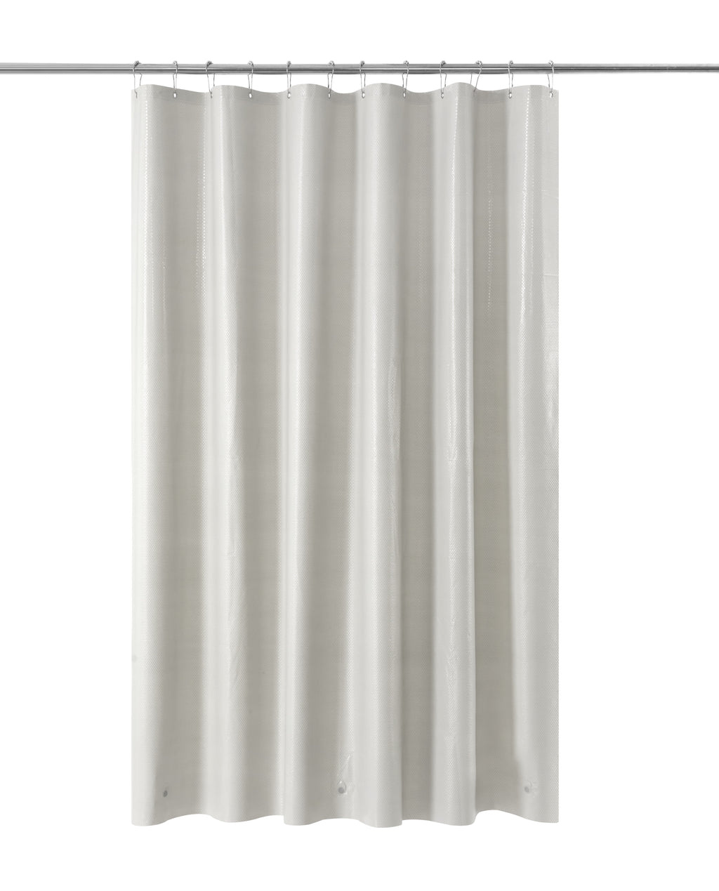 Mainstays 14-Piece Blue Dot Shower Curtain Set – 72" x 72" Fabric Curtain, PEVA Liner & Rust-Resistant Hooks, Easy-Clean Bathroom Upgrade - Image 4
