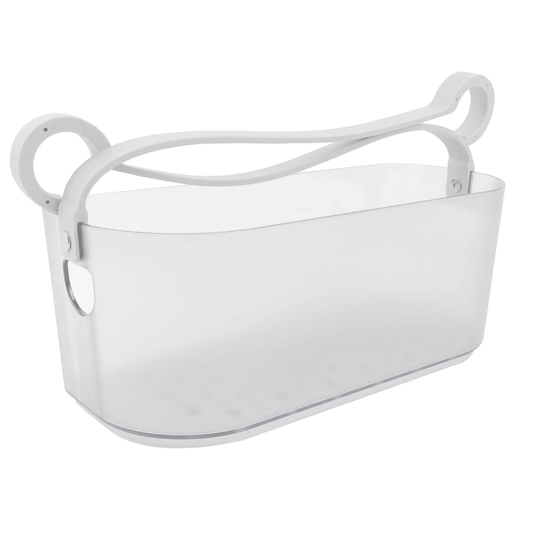 Mainstays Frost Basket Shower Caddy for Bath Organization - Image 3