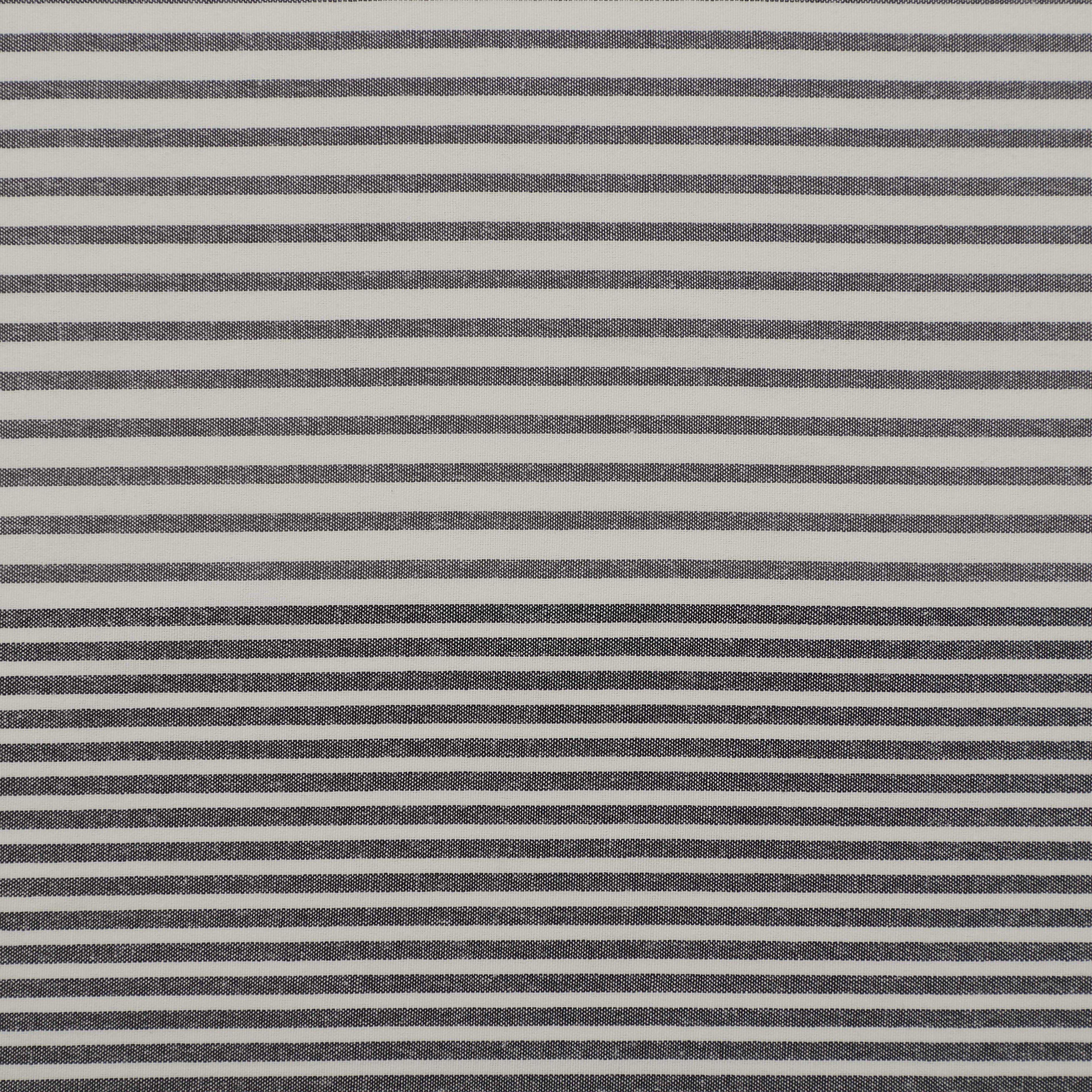 Mainstays Black Yarn Dyed Stripe Shower Curtain, 72" x 72" - Image 5