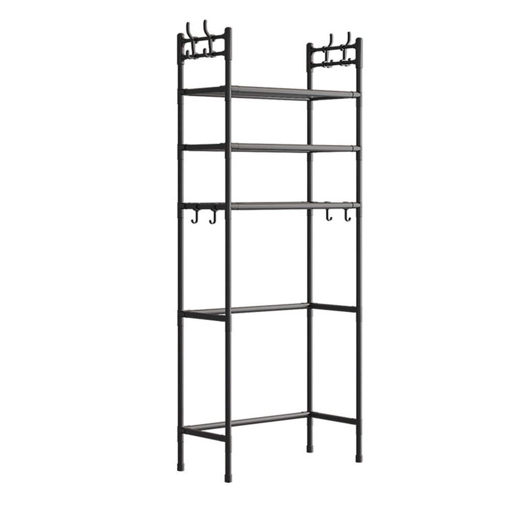 Metal Over Toilet Storage Stand Above Bathroom Organizers and Storage Cabinet Behind Over The Toilet Shelf Rack 3 Tier Bathroom Shelves Over - Image 2