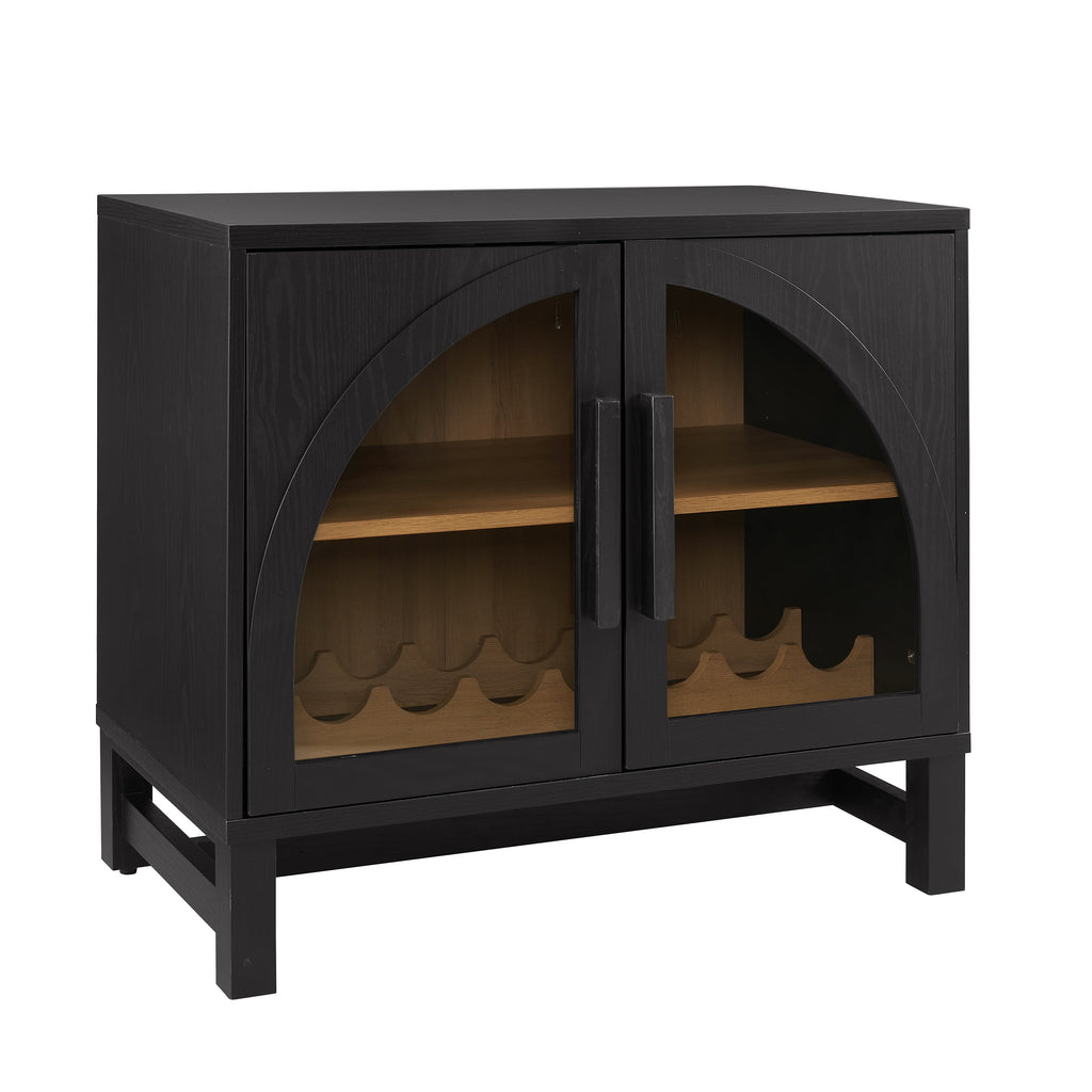 Kitchen Furniture Juliet Collection Arched Kitchen 20 in x 32 in x 36 in, Black - Image 5