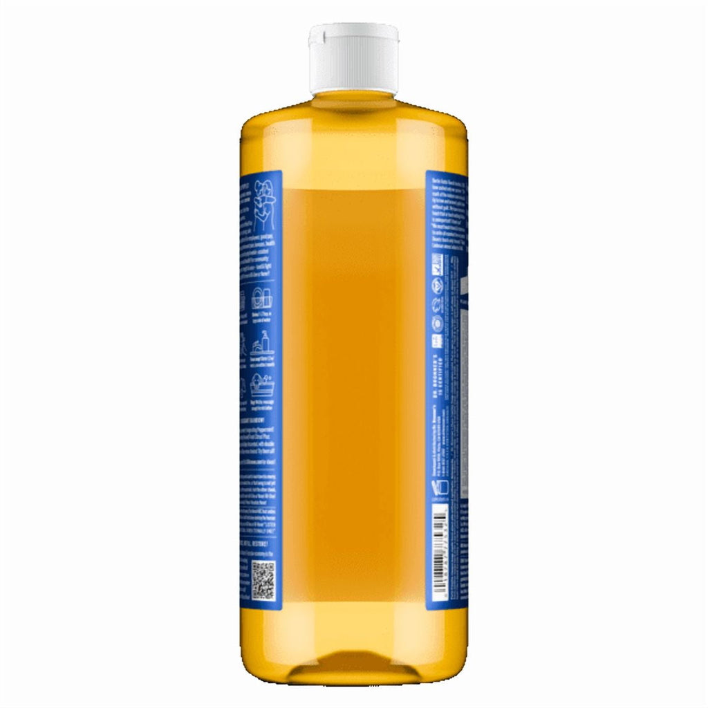Soap - Peppermint - Pure-Castile Liquid Soap - 32 oz – for face, body wash, hands - Image 4