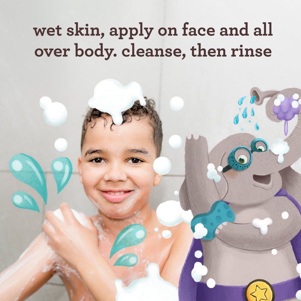 Kids Gentle Face and Body Wash for Sensitive Skin, 18 fl oz - Image 4