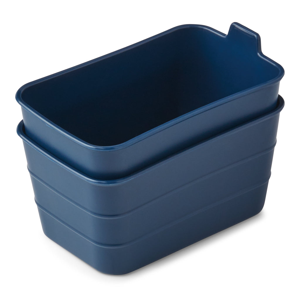 5-Piece Plastic Drawer Organizer Storage Bin Set, Kitchen Drawer, Desk Drawer and Bathroom Drawer Organizer Trays, As... - Image 4