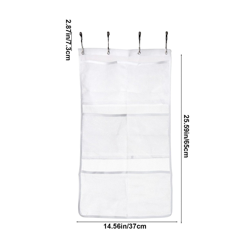Pockets Hold, Shower Organizer, Shower Caddy or Bathroom Organizer with Quick Drying , 6 Pockets to Hold Shampoo, Soa... - Image 3