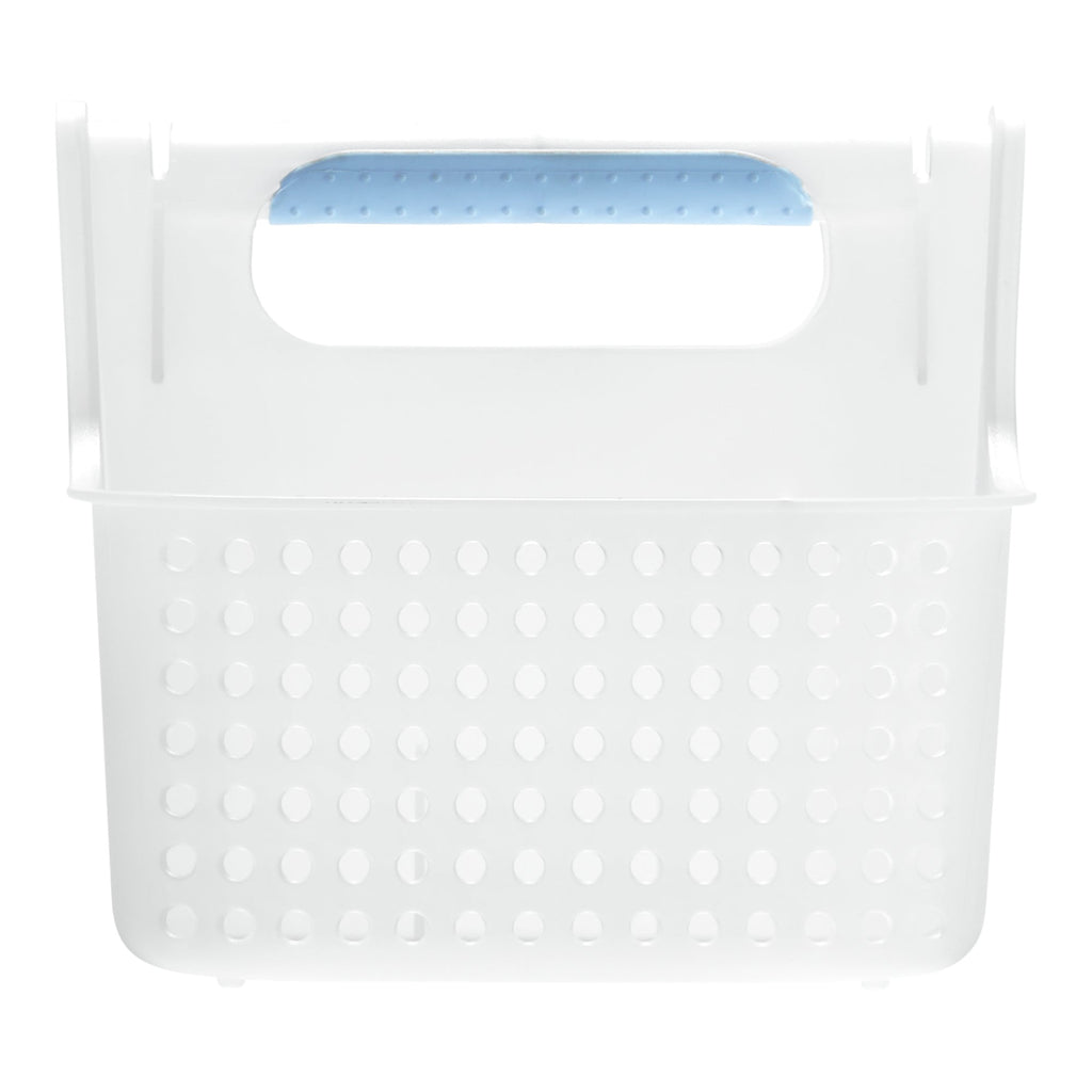 Premium Small Soft Grip Tote, Bath Collection, Bathroom Storage Solutions, BPA-Free, Blue - Image 2