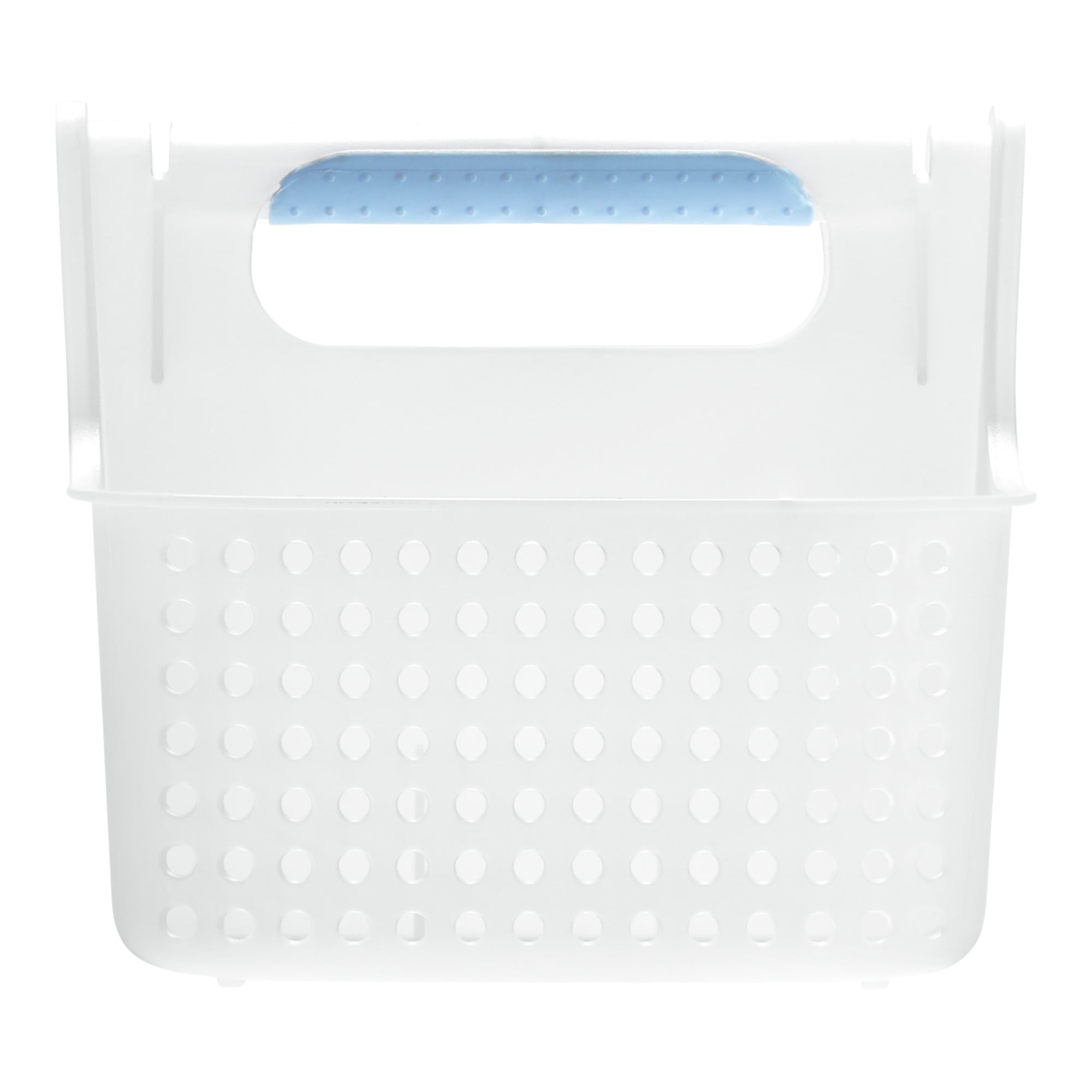 Premium Small Soft Grip Tote, Bath Collection, Bathroom Storage Solutions, BPA-Free, Blue - Image 2