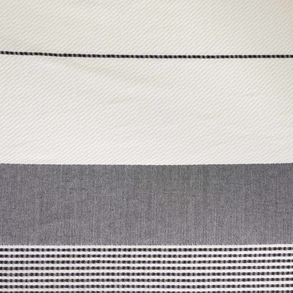 Better Homes & Gardens Maison Stripe Shower Curtain – Vanilla Dream & Rich Black – 72" x 72" Eco-Friendly Cotton & Polyester Blend - Image 6