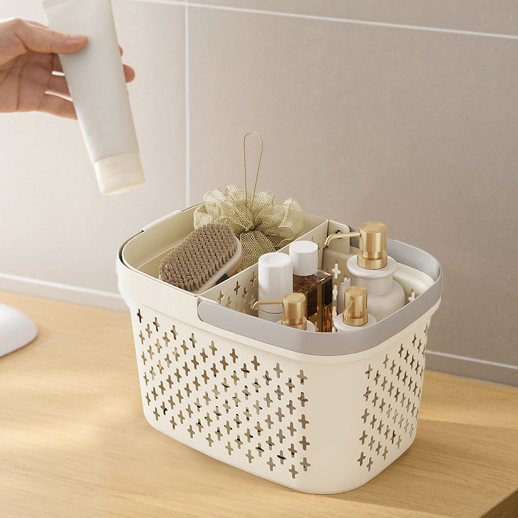 Multifunctional Handheld Bath with Unique Wet and Dry Separation, Organized Bathroom Storage Solution for Toiletries ... - Image 6