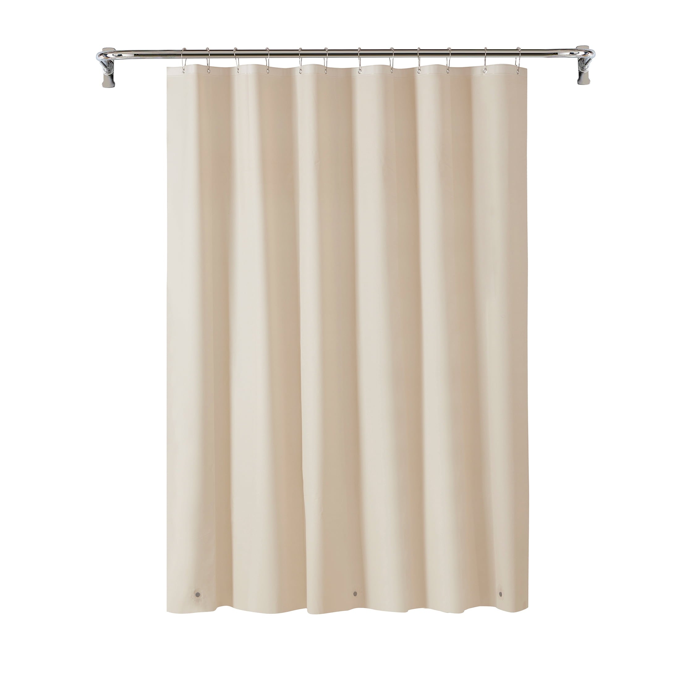 14-Piece Stripe Shower Curtain Set with Hooks & Waterproof Liner Machine Washable, 72"x72 - Image 4