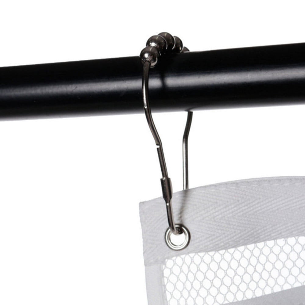 6 Shower Caddy, Bath Tub Hanging Mesh Organizer Storage Bag, Waterproof Bathroom Shelves with Hook for Soap Shampoo - Image 5