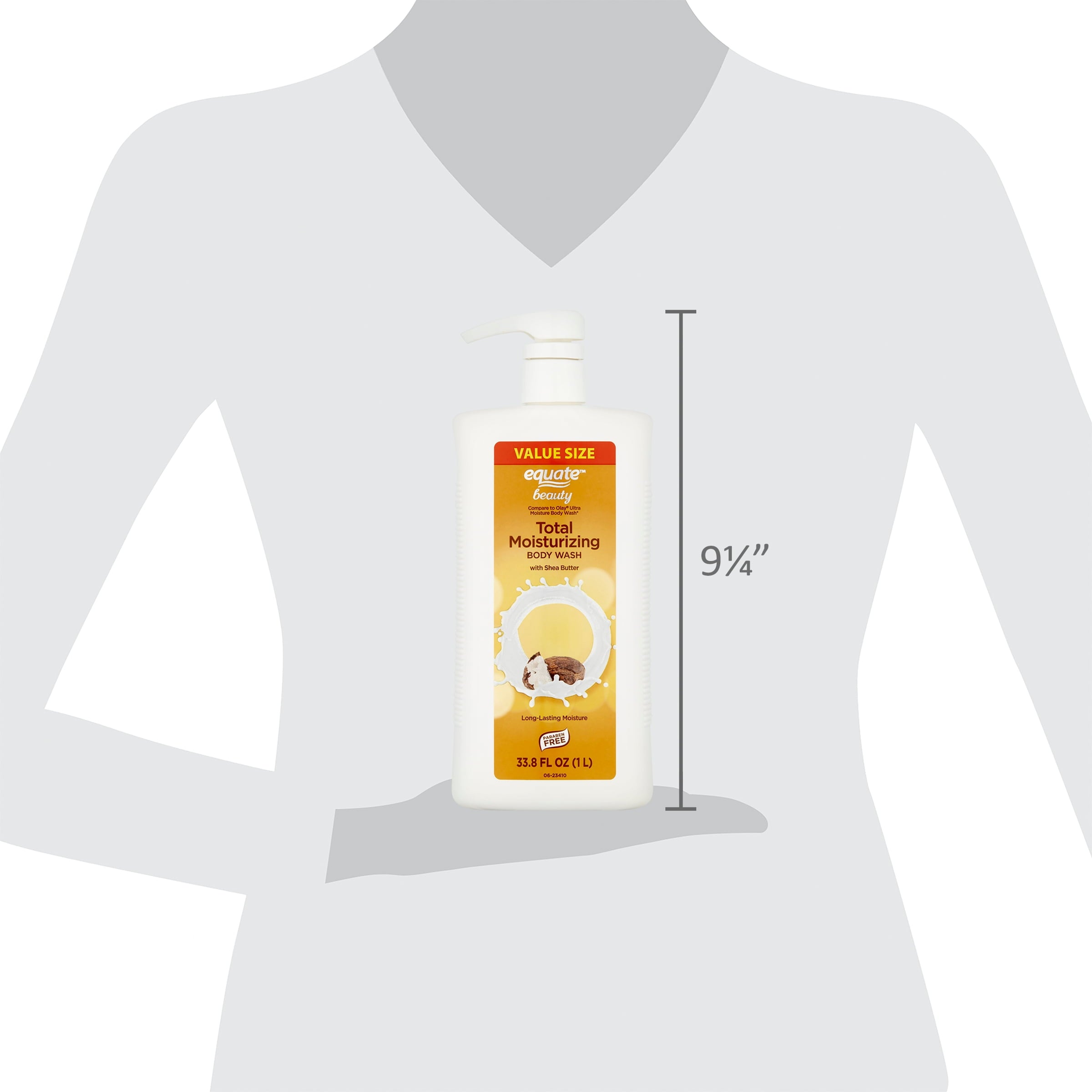 Equate Beauty Total Moisturizing Body Wash, 33.8 fl oz - Image 5