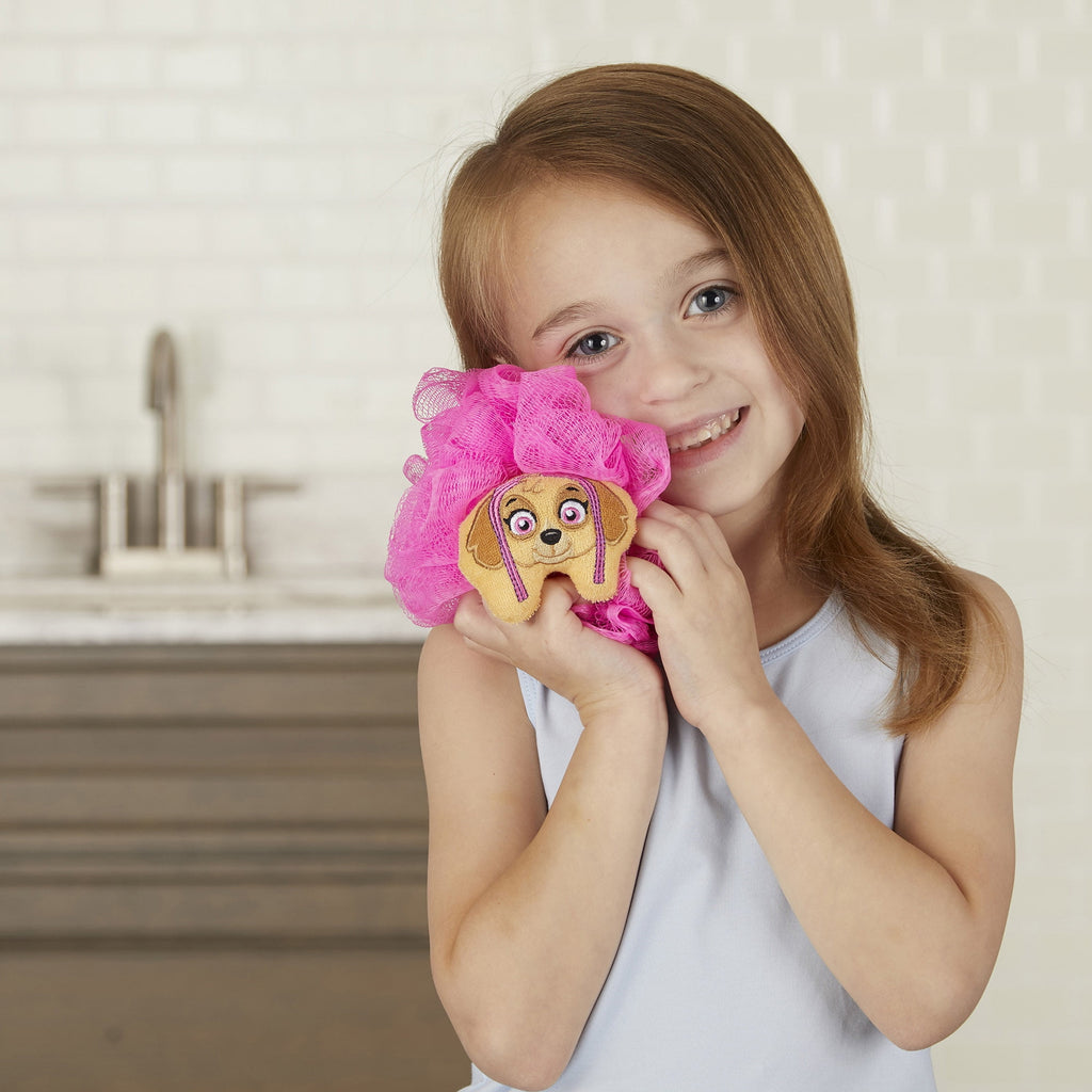 Kids Skye Bath Loofah Pouf, Pink - Image 2