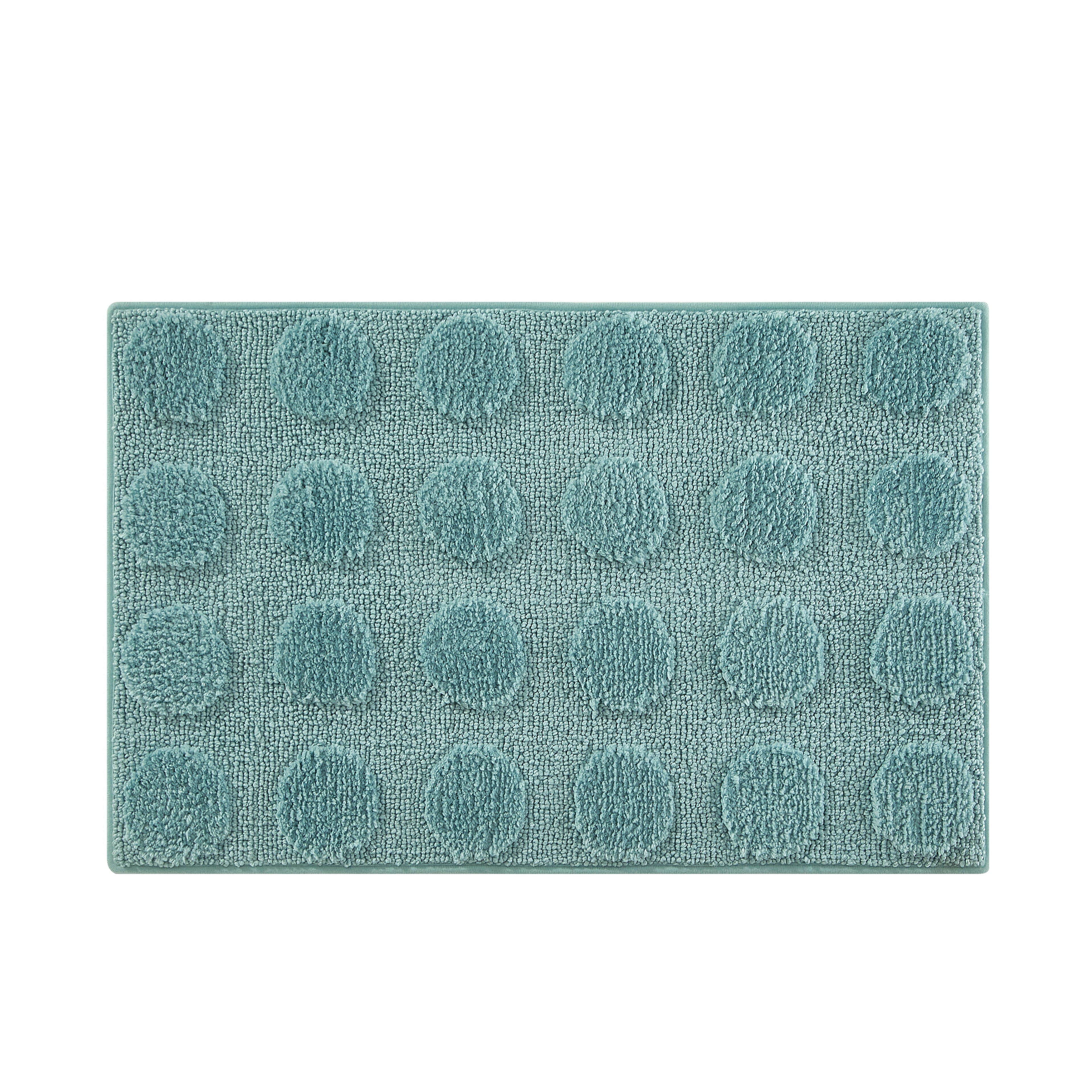 15-Piece Blue Dots Bathroom Set – Shower Curtain, Bath Rugs & Hooks, Modern Washable Design - Image 5