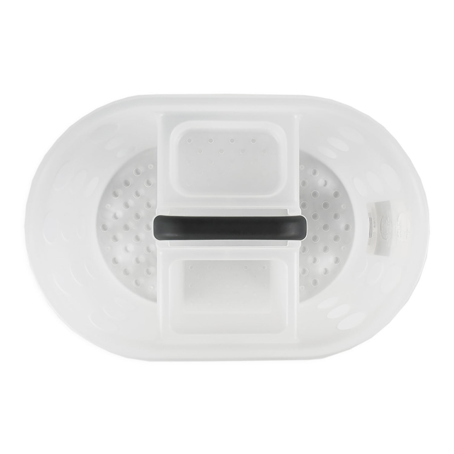 Mainstays Portable Shower Caddy Frosty Plastic - Image 3