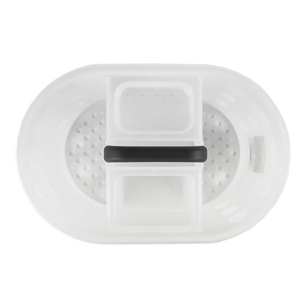 Mainstays Portable Shower Caddy Frosty Plastic - Image 3