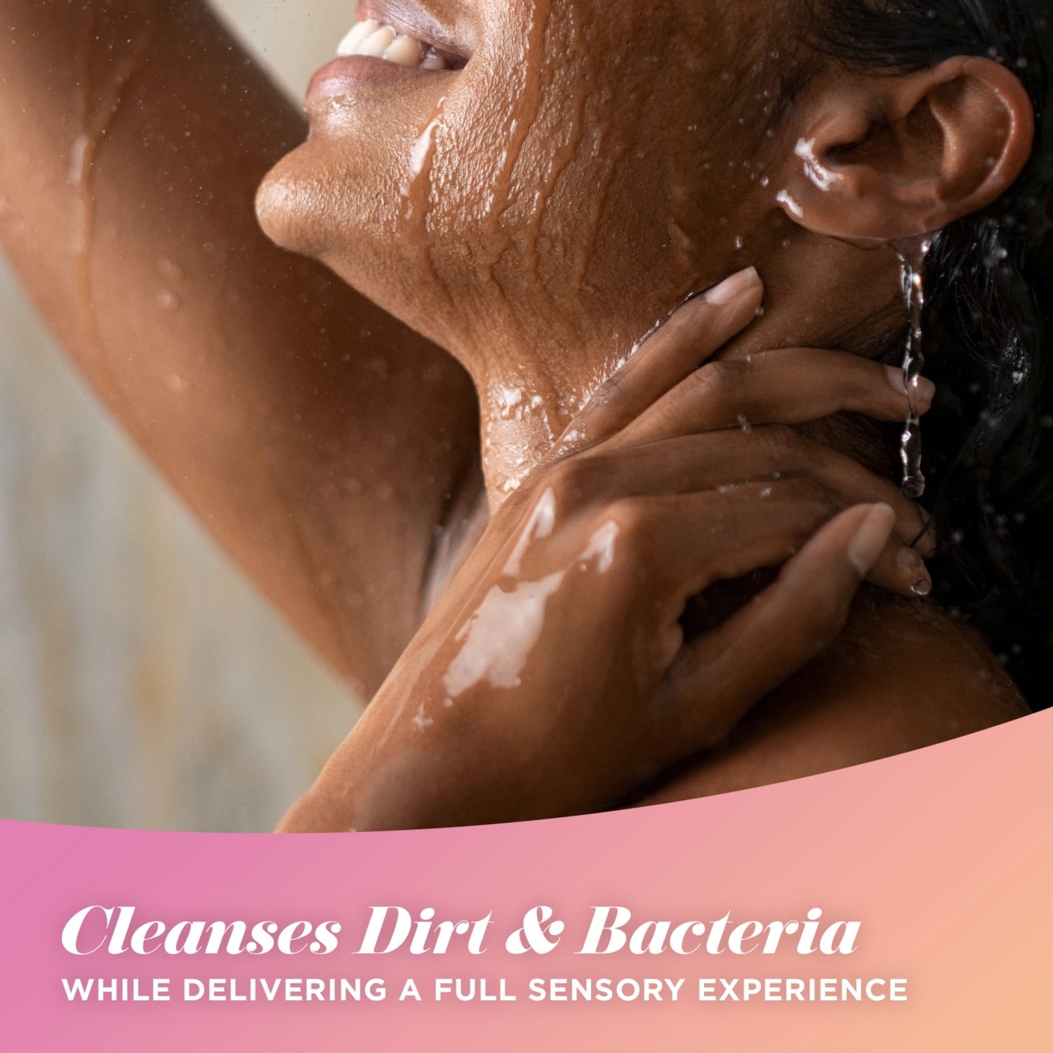 Caress Body Wash for Women, Daily Silk White Peach & Orange Blossom for All Skin 30 fl oz - Image 5