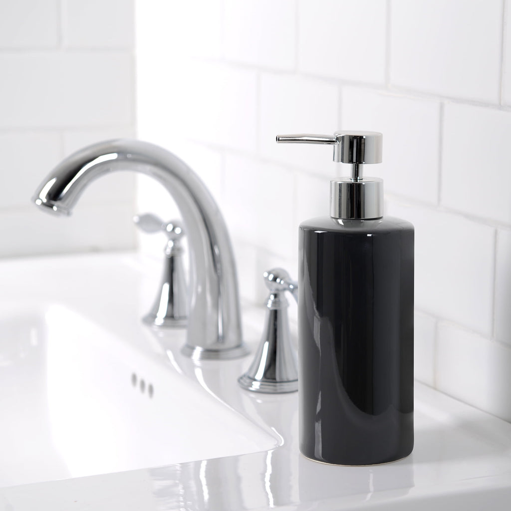Ceramic Lotion Pump Rich Black - Image 2