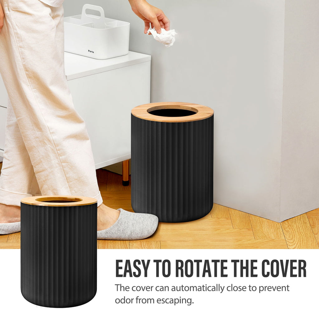 19 Pcs Black Bathroom Accessories Sets with Shower Curtain, Specially Designed for Small Spaces - Image 5