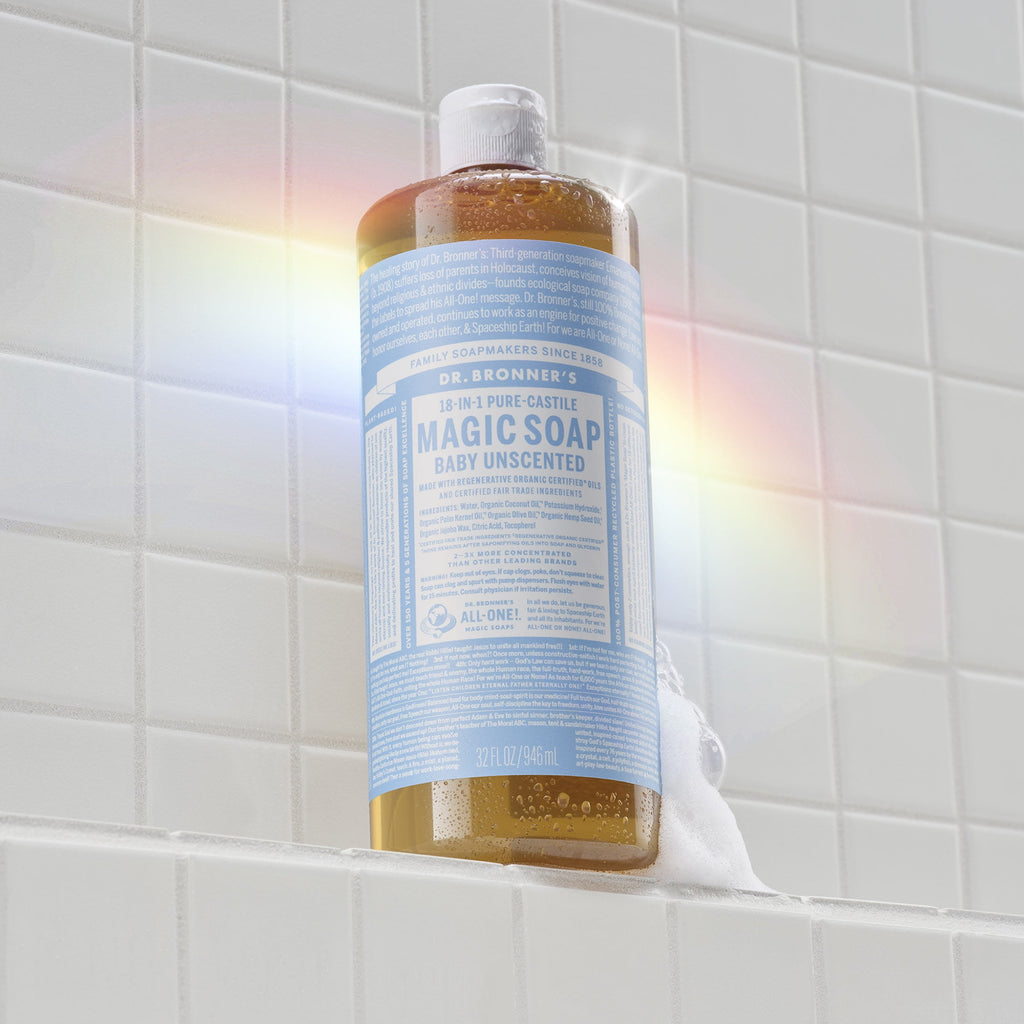 Soap - Castile Liquid Soap - 32 oz - Body Wash, Face Wash - Unscented - Age Group: Baby & All Ages - Image 5