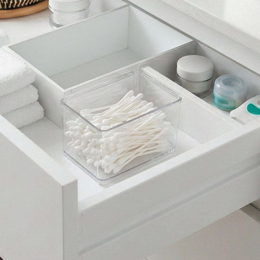 Clear Plastic Organizer Bin for Bathroom - Image 6
