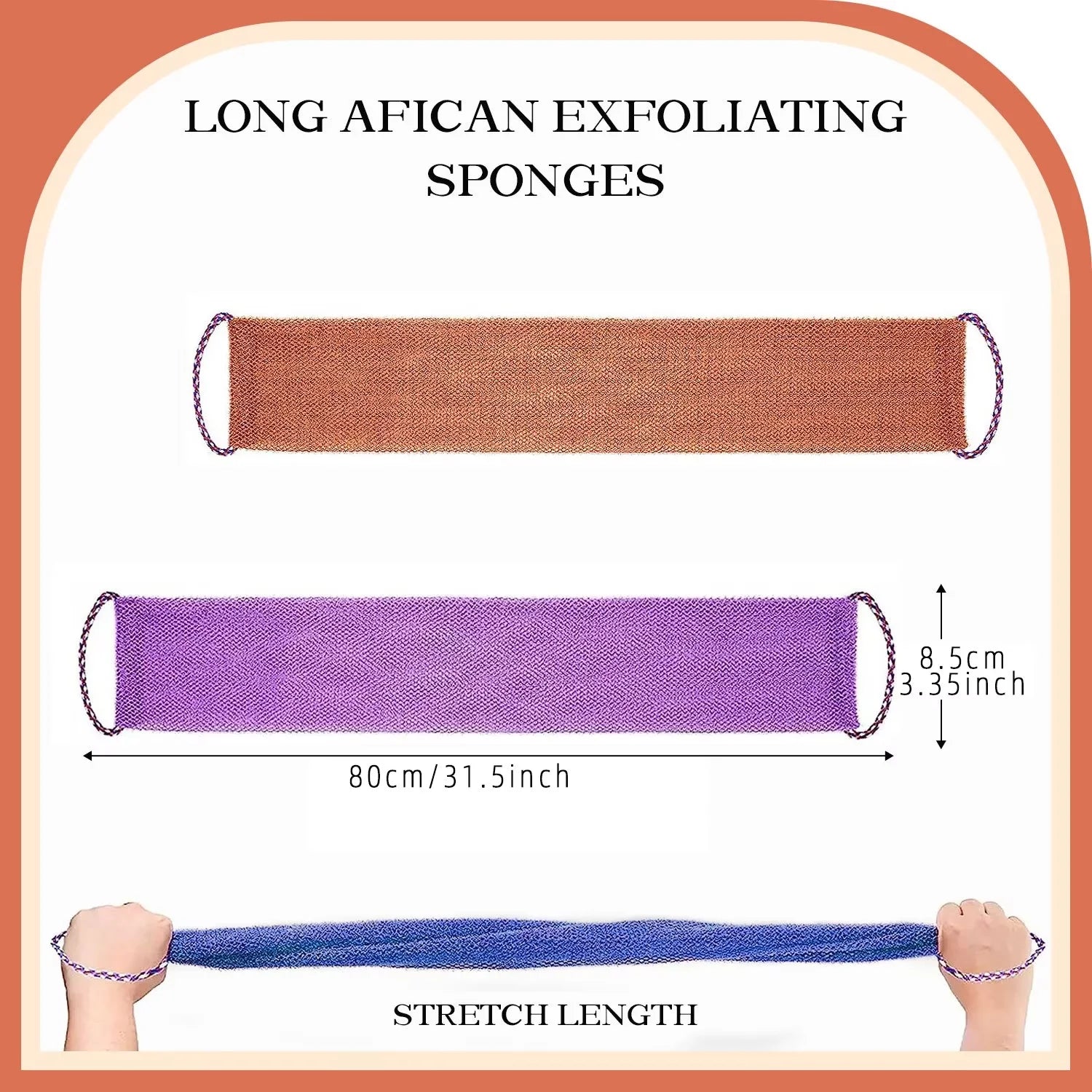 3 Pack Set African Net Sponge,Bath Towels Wash Cloth Body Scrubbers for Use In Shower,African Exfoliating Net for Bac... - Image 6