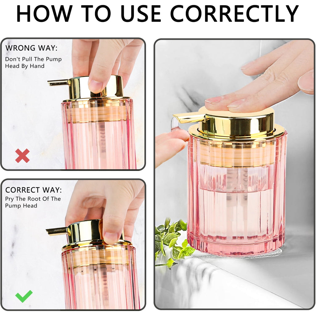Bathroom Accessories Set, 4 Pcs Glass Bathroom Accessories Sets Complete w/Soap Dispenser, Soap Dish ,Toothbrush Hold... - Image 3