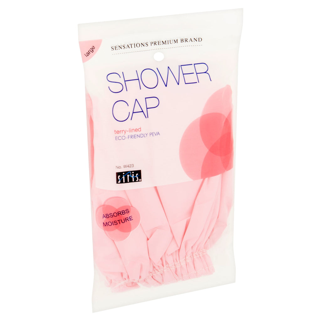 Siris Sensations Premium Brand Large Terry-Lined Shower Cap W423 - Image 2